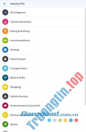 Tìm&nbsp;kiếm&nbsp;vị&nbsp;trí&nbsp;liền&nbsp;kề&nbsp;theo&nbsp;POI&nbsp;trên&nbsp;GPS&nbsp;Navigation&nbsp;&&nbsp;Maps&nbsp;Sygic