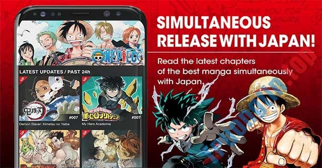 MANGA Plus for Android là ứng dụng đọc truyện tranh chính thức của Shueisha