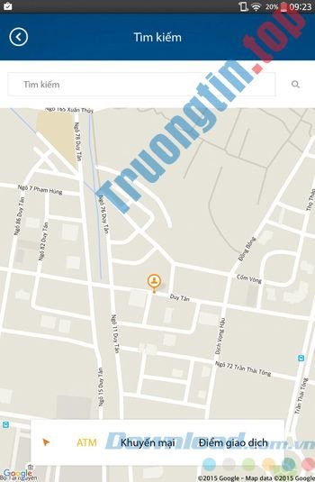 Giao&nbsp;diện&nbsp;tìm&nbsp;kiếm&nbsp;của&nbsp;ứng&nbsp;dụng&nbsp;MyVIB