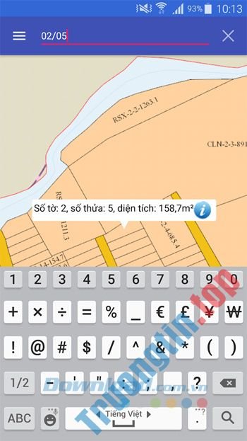 Download DNAI.LIS cho Android – Xem quy hoạch sử dụng đất trên mobile