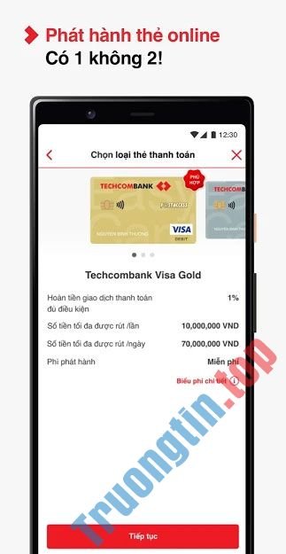 Download F@st Mobile cho Android – Giao dịch ngân hàng Techcombank trên Android