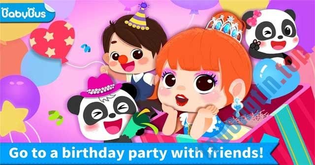 Cùng bạn bè tham dự một bữa tiệc sinh nhật dễ thương trong Little Panda's Birthday Party 