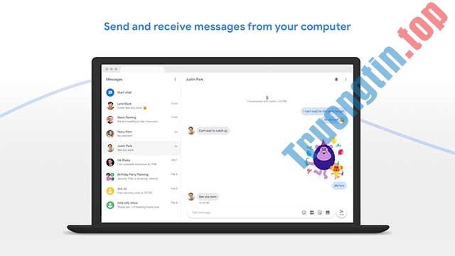 Gửi và nhận tin nhắn từ máy tính của bạn với Messages for Android