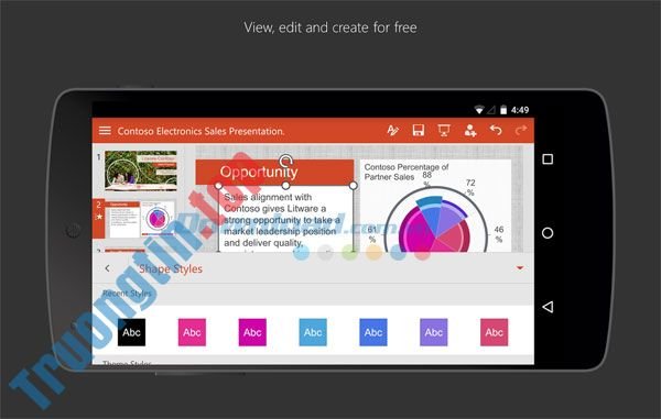 Download Microsoft PowerPoint cho Android