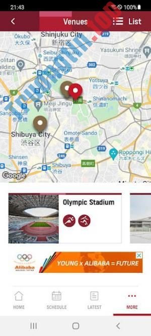 Download Olympics cho Android 4.41.0 – App chính thức của Olympic 2020