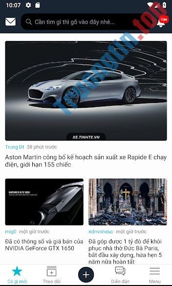 Giao&nbsp;diện&nbsp;chính&nbsp;Tinh&nbsp;tế