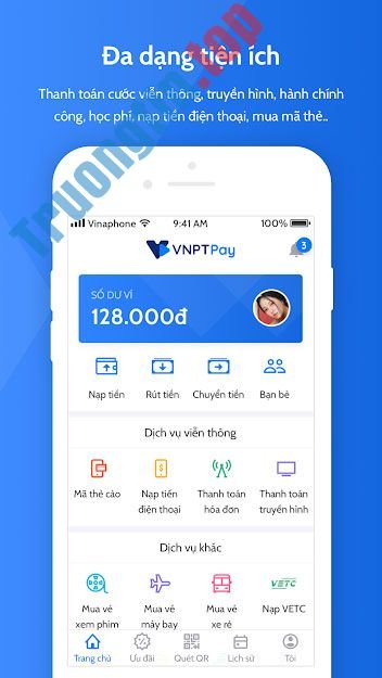 Download VNPT PAY cho Android 1.0.11.2 - Ứng dụng ví điện tử của VNPT 3 VNPT PAY cho iOS