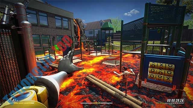 Download Hot Lava 463980 - Game nhảy Parkour trên sàn nhà đầy dung nham 5 Chơi game Hot Lava ở góc nhìn thứ nhất trực quan