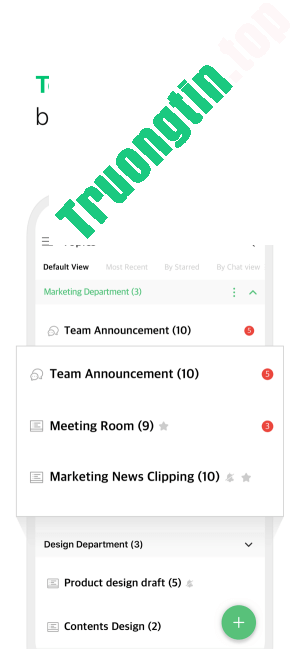 Tạo&nbsp;các&nbsp;phòng&nbsp;chat&nbsp;trong&nbsp;công&nbsp;ty