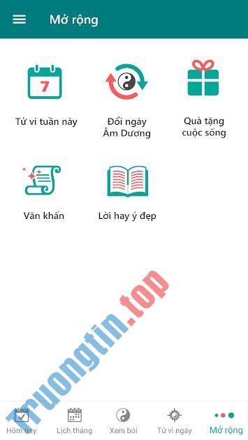 Phần Mở rộng của Lịch Việt