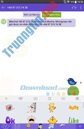 Mocha Messenger cho Android