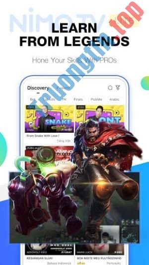 Download Nimo TV Lite cho Android 1.9.91-lite – Ứng dụng Nimo TV nhỏ gọn