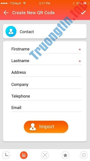 Giao&nbsp;diện&nbsp;QR&nbsp;Code&nbsp;Reader&nbsp;cho&nbsp;Android