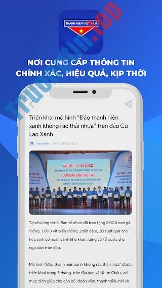 Download Thanh niên Việt Nam cho Android 1.1.15 – Ứng dụng tin tức thanh niên