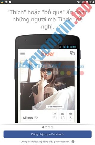 Tinder cho android