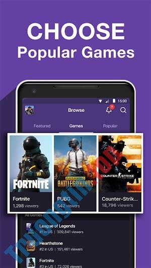 Chọn&nbsp;tựa&nbsp;game&nbsp;yêu&nbsp;thích&nbsp;của&nbsp;bạn&nbsp;và&nbsp;stream