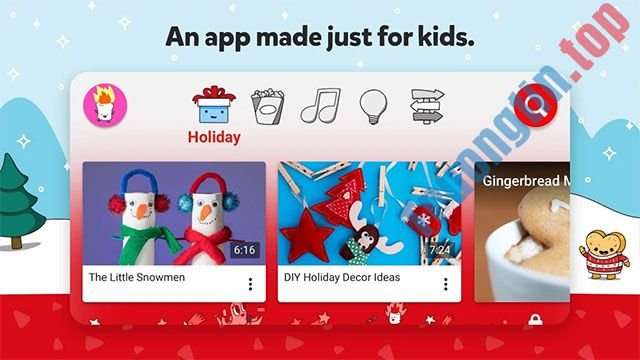 YouTube Kids Mobile là kênh video dành riêng cho trẻ em với nội dung phù hợp, an toàn