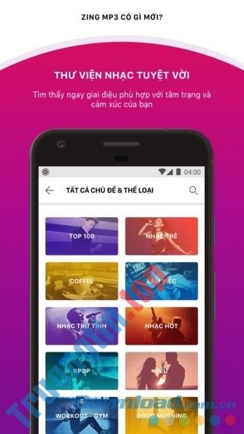 Download Zing MP3 cho Android