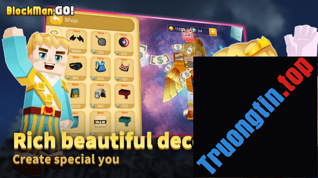 Download Blockman GO – Adventures cho Android 2.9.4 – Bộ mini-game sandbox Blockman GO mới