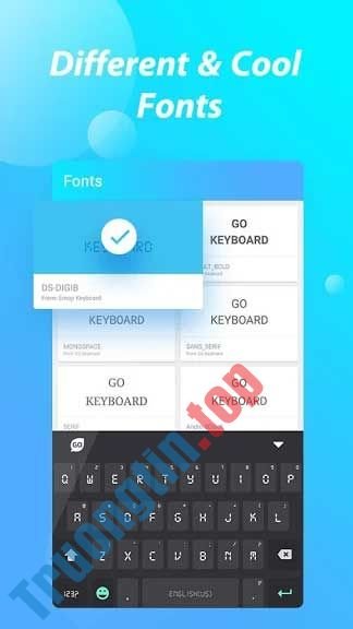 Download GO Keyboard Pro cho Android 1.60 – Bàn phím ảo cho Android – Trường Tín