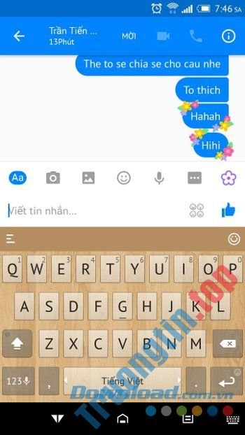 Trang&nbsp;trí&nbsp;hoa&nbsp;cho&nbsp;tin&nbsp;nhắn&nbsp;trên&nbsp;Facebook&nbsp;Messenger