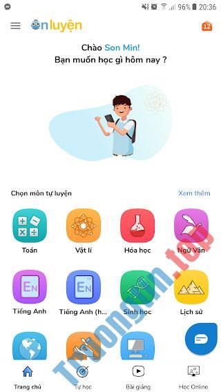 Download Onluyen cho Android – Học trực tuyến miễn phí trên di động – Trường Tín