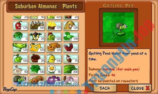 Download Plants vs. Zombies cho Android – Game Hoa quả nổi giận trên Android