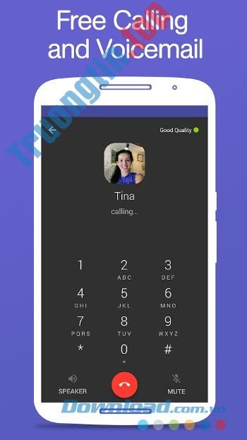 Sử dụng Textfree để gọi điện miễn phí cho bạn bè