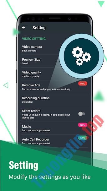 Download Background Video Recorder cho Android 4.3 – Trường Tín