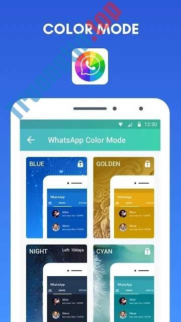 Clone App cho Android có chế độ màu sắc rực rỡ