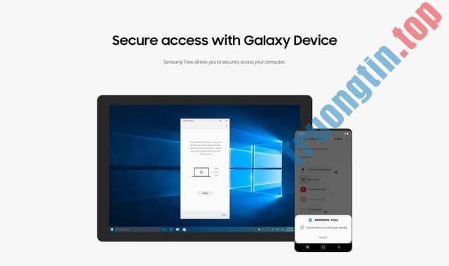 Samsung Flow kết nối bảo mật giữa các thiết bị Galaxy và máy tính bảng, PC 