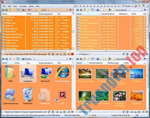 Download Q-Dir – Phần mềm thay thế Windows Explorer