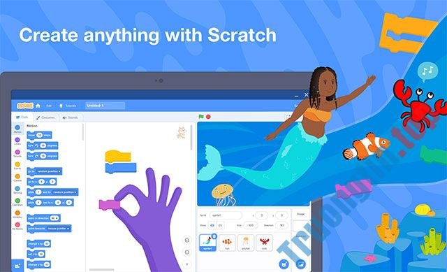 Scratch&nbsp;app&nbsp;hỗ&nbsp;trợ&nbsp;đa&nbsp;nền&nbsp;tảng