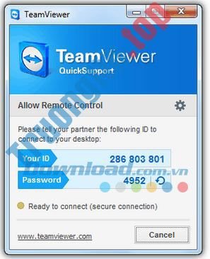 Download TeamViewer QuickSupport – Điều khiển máy tính từ xa