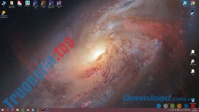 Ngắm nhìn phông nền vũ trụ của ứng dụng hình nền Wallpaper Engine cho máy tính