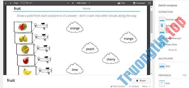 Thiết&nbsp;kế&nbsp;các&nbsp;bài&nbsp;tập&nbsp;đa&nbsp;dạng:&nbsp;giải&nbsp;đố,&nbsp;nối&nbsp;từ,&nbsp;đoán&nbsp;chữ,&nbsp;câu&nbsp;hỏi&nbsp;đúng&nbsp;sai,...