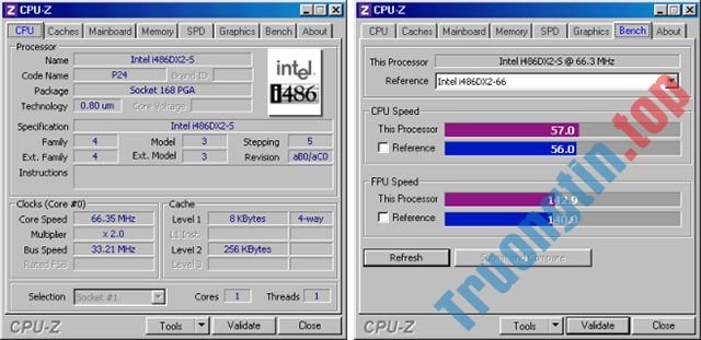 Phiên bản kỷ niệm 20 năm ra mắt CPU-Z Vintage Edition