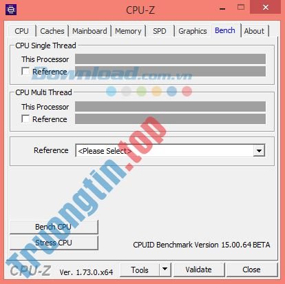 Thẻ Bench mới của CPU-Z