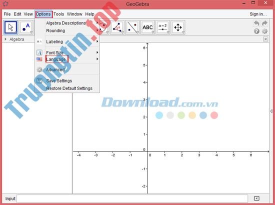 Download GeoGebra – Ứng dụng học Toán: Vẽ đồ thị hàm số, hình học 3D