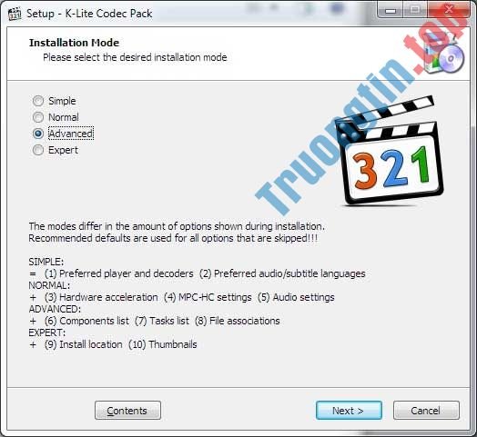 Download K-Lite Codec Pack Update 16.3.2 – Bản cập nhật Bộ giải mã K-Lite Codec Pack