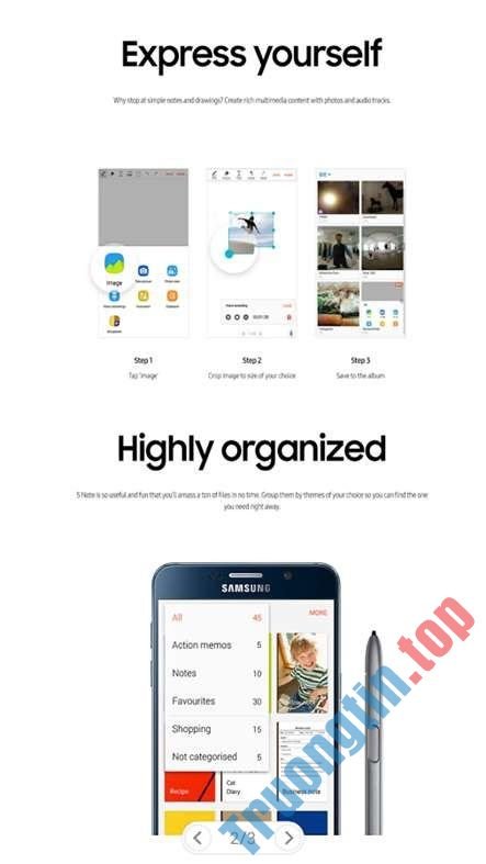 Ứng&nbsp;dụng&nbsp;ghi&nbsp;chú&nbsp;S&nbsp;Note&nbsp;PC