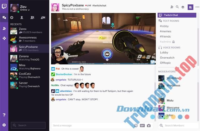Download Twitch – Live Streaming game trên PC