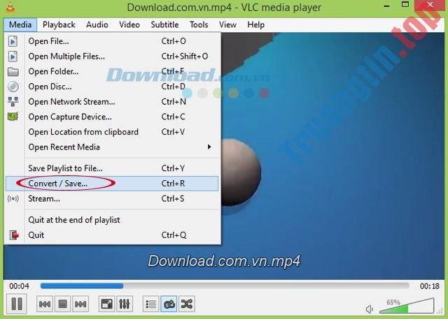 Tính&nbsp;năng&nbsp;chuyển&nbsp;đổi&nbsp;video&nbsp;của&nbsp;VLC