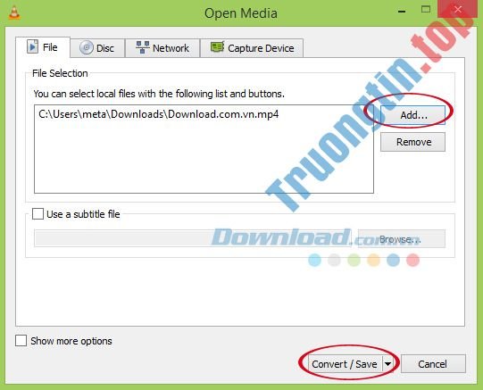 Chọn&nbsp;video&nbsp;cần&nbsp;chuyển&nbsp;đổi