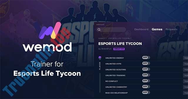 WeMod&nbsp;hỗ&nbsp;trợ&nbsp;hàng&nbsp;trăm&nbsp;trò&nbsp;chơi&nbsp;một&nbsp;người&nbsp;chơi