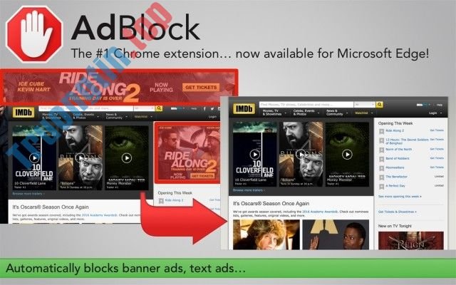 Download AdBlock cho Microsoft Edge