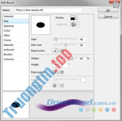 Tùy&nbsp;biến&nbsp;bút&nbsp;vẽ