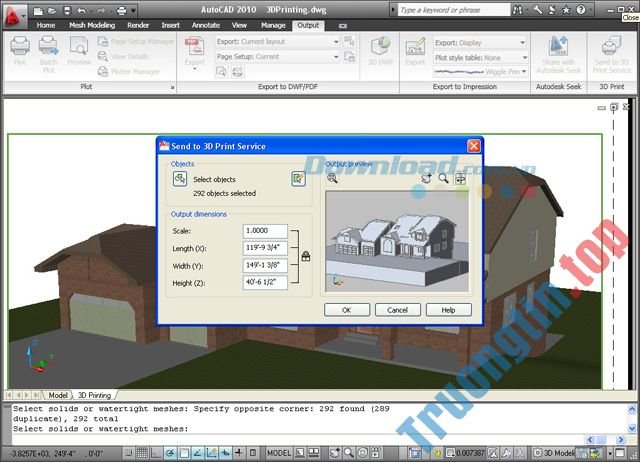 Giao&nbsp;diện&nbsp;AutoCAD&nbsp;2010&nbsp;trên&nbsp;Windows&nbsp;7