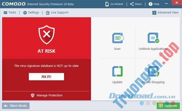 Download Comodo Internet Security 12 Premium (Firewall và Antivirus)