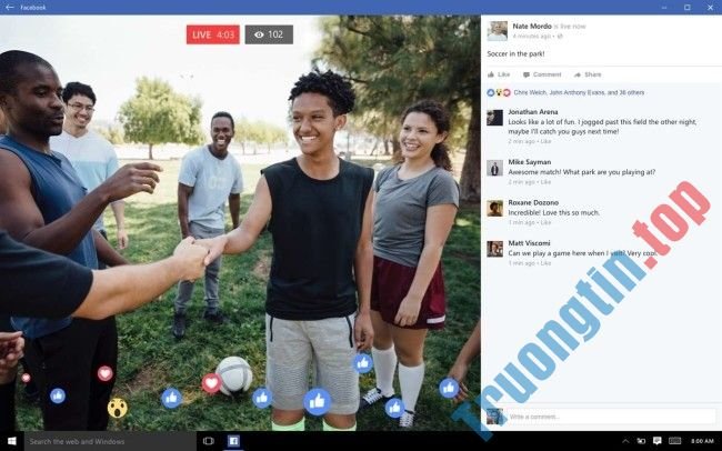 Download Facebook cho Windows – Truy cập Facebook trên Windows 10/8 – Trường Tín